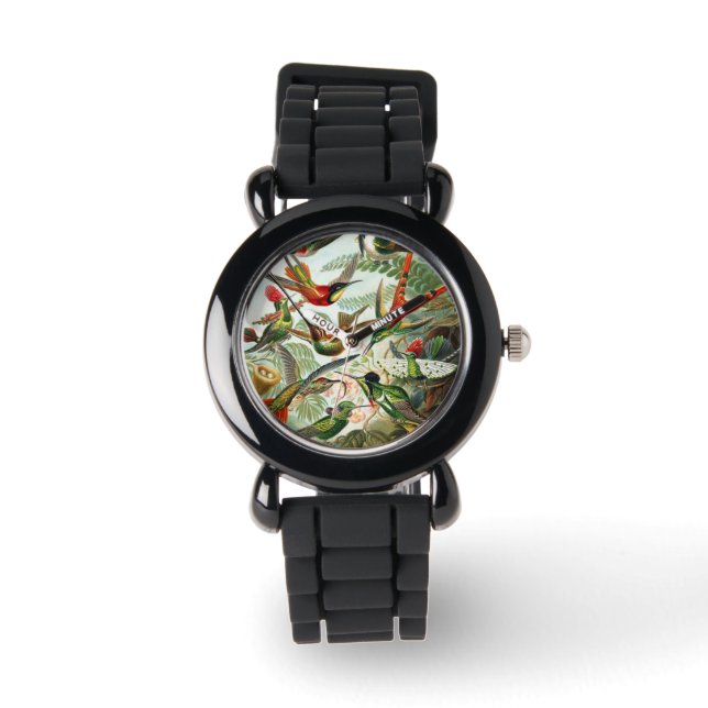 Reloj De Pulsera Hummingbirds por Ernst Haeckel (Anverso)