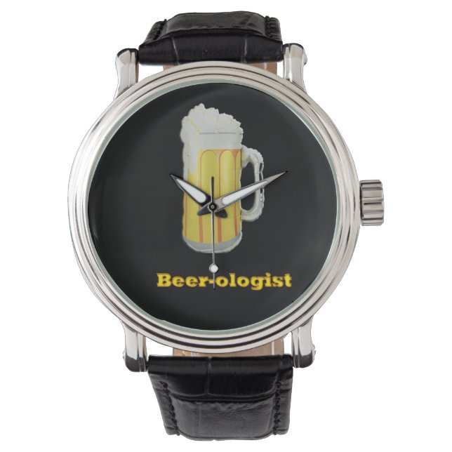 Reloj De Pulsera humor de la cerveza (Anverso)