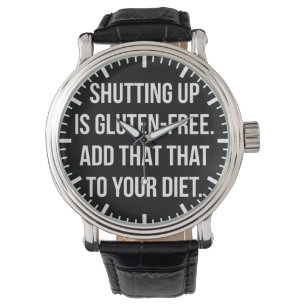 Reloj De Pulsera Humor gracioso de Novedad - Apagarse es gratis