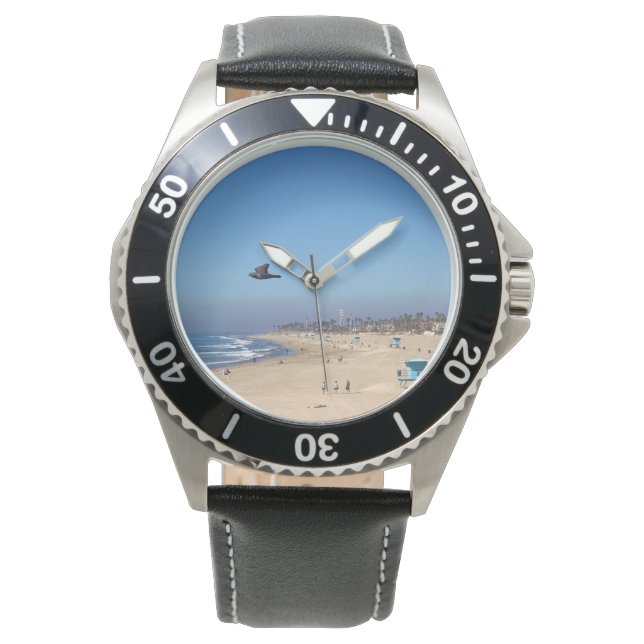 Reloj De Pulsera Huntington Beach, California (Anverso)