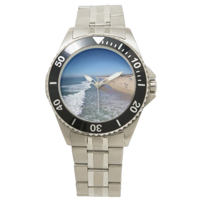 Reloj De Pulsera Huntington Beach, California (Anverso)