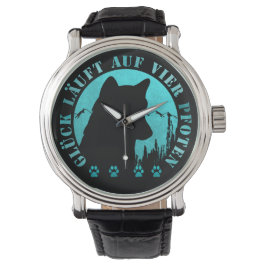Reloj De Pulsera Husky - Glück läuft auf vier Pfoten