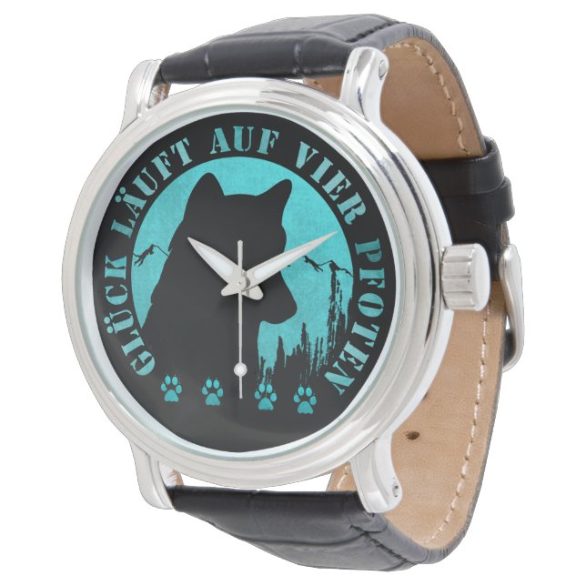 Reloj De Pulsera Husky - Glück läuft auf vier Pfoten (Angular)
