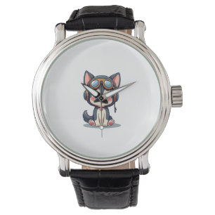 Reloj De Pulsera Husky Pilot Dog Lover Malamute