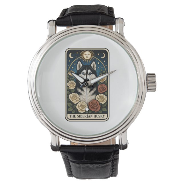 Reloj De Pulsera Husky Siberian (Anverso)