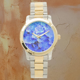 Reloj De Pulsera Hydrangea Blues Watch