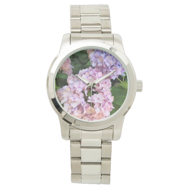 Reloj De Pulsera Hydrangeas (Anverso)