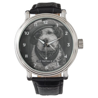 Reloj De Pulsera I Got That Dog In Me Funny Sheepadoodle Photo