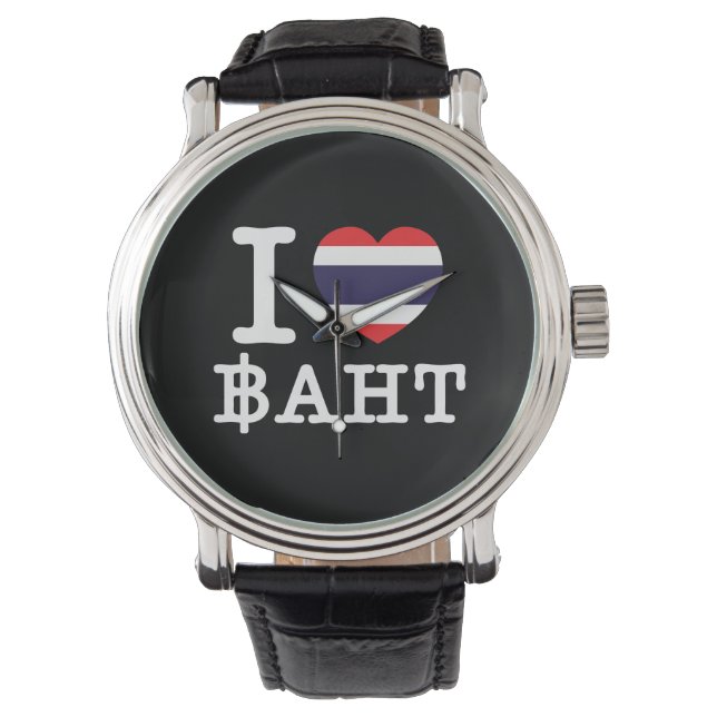 Reloj De Pulsera I Heart (Love) Baht (Anverso)