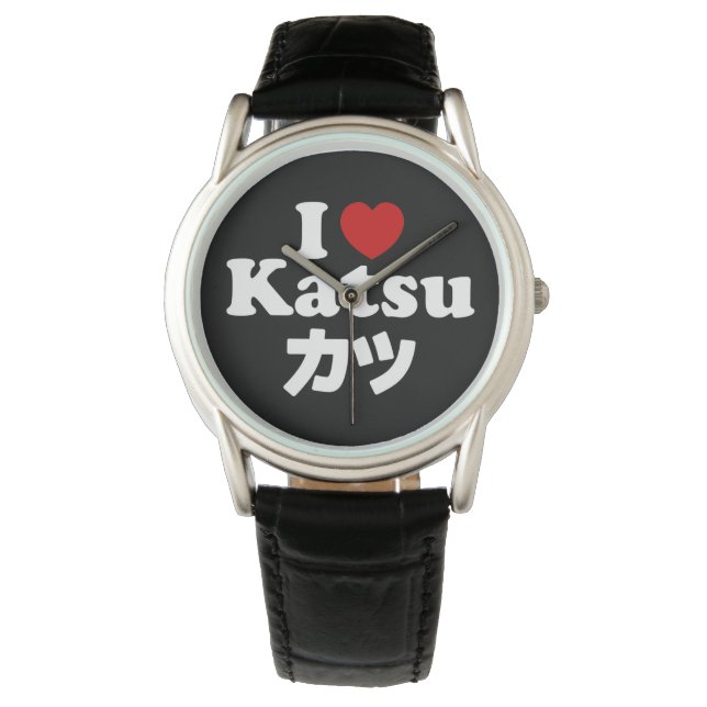 Reloj De Pulsera I Heart [Love] Katsu カ ツ (Anverso)