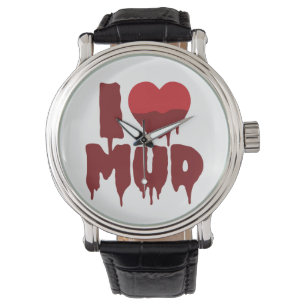 Reloj De Pulsera I Heart (Love) Mud