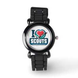 Reloj De Pulsera I Heart Scouts Chica Scouting Watch