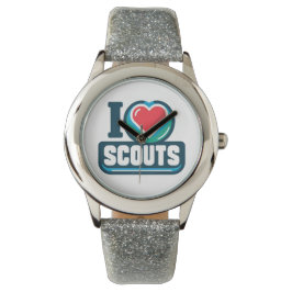Reloj De Pulsera I Heart Scouts Chica Scouting Watch