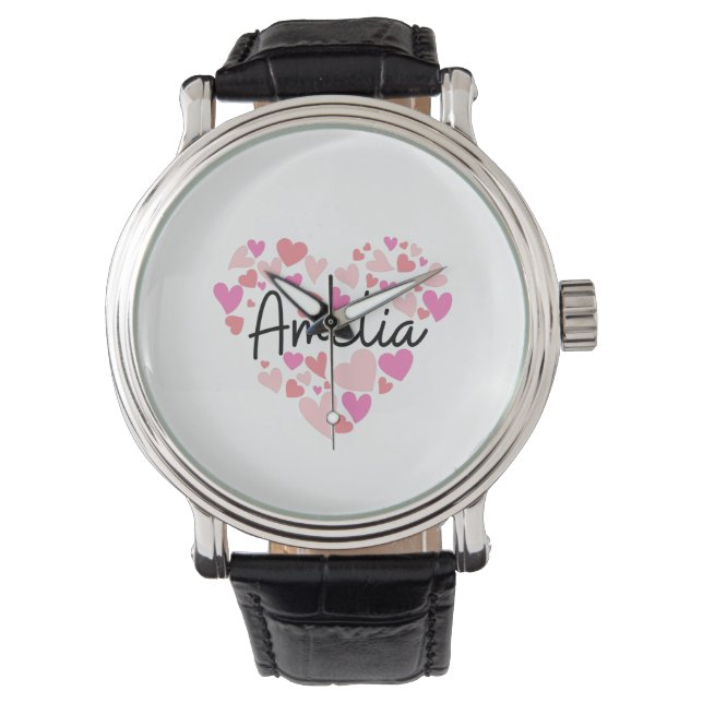 Reloj De Pulsera I love Amelia (Anverso)