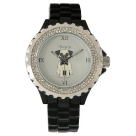 Reloj De Pulsera I Love My Pug