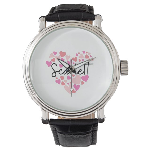 Reloj De Pulsera I love Scarlett (Anverso)