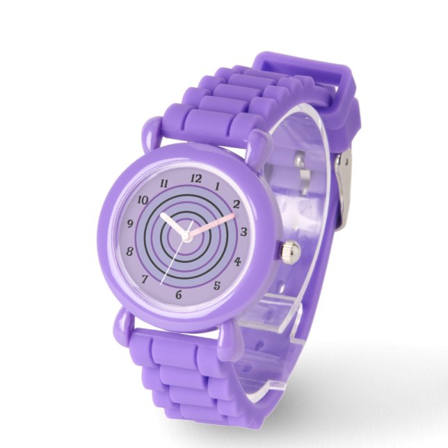 Reloj De Pulsera I LUV Purple (Ángulo)