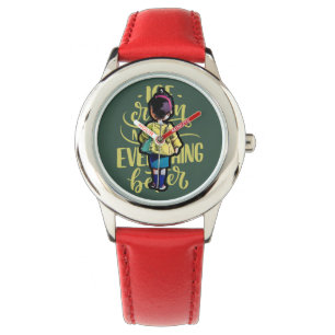 Reloj De Pulsera Ice cream makes everything better  T-Shirt