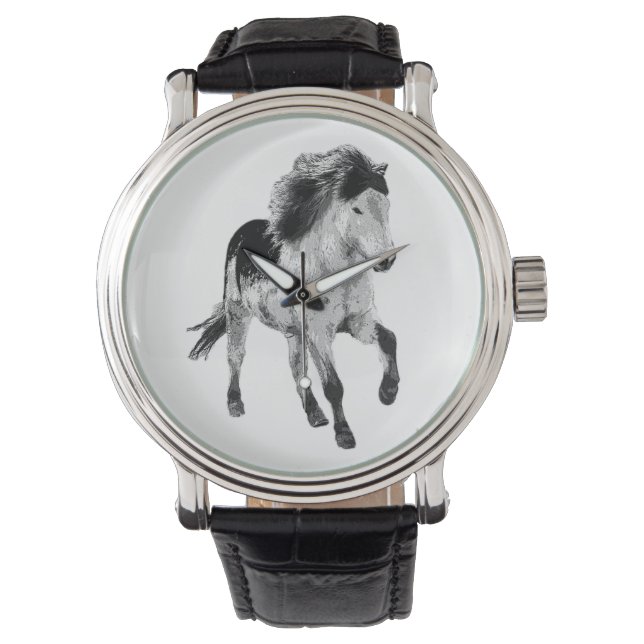 Reloj De Pulsera Icelandic horse in motion (Anverso)