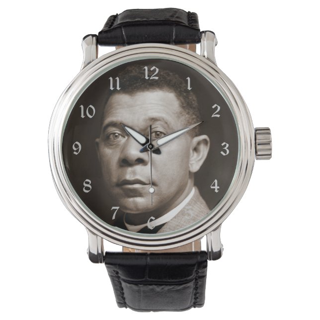 Reloj De Pulsera Icono de la Historia Negra: Booker T Washington, R (Anverso)