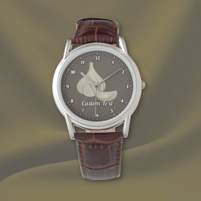 Reloj De Pulsera Icono de xilografía de ajo (Subido por el creador)