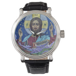 Reloj De Pulsera Icono ortodoxo del Pantocrador de Cristo