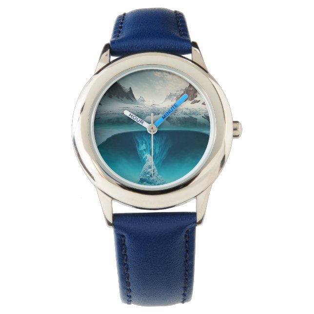 Reloj De Pulsera Icy Mountain View (Anverso)