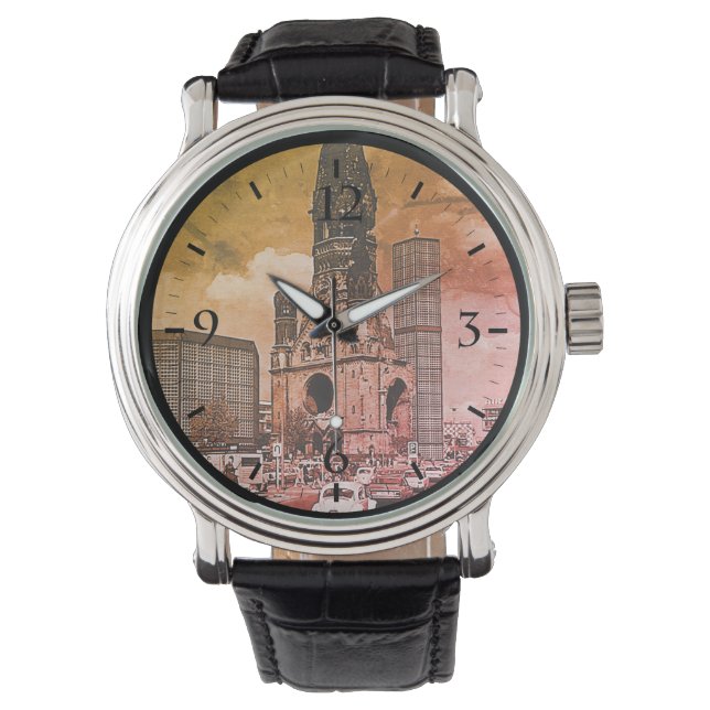 Reloj De Pulsera Iglesia conmemorativa del Kaiser Wilhelm (Anverso)