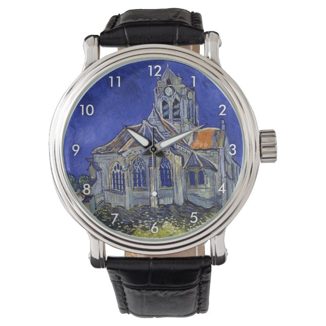 Reloj De Pulsera Iglesia de Auvers, Van Gogh (Anverso)