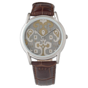 Reloj De Pulsera Ikat ocre I