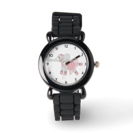 Reloj De Pulsera illusima Ballerina Elephant Silver Purpurina