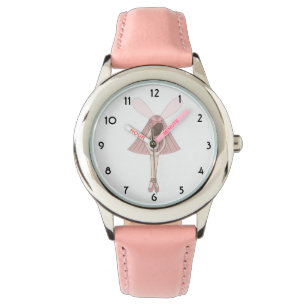 Reloj De Pulsera illusima Ballerina Fairy Pink Kids Watch