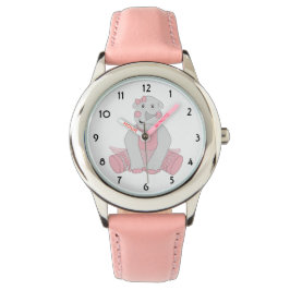 Reloj De Pulsera illusima Ballerina Rhino Pink Kids Watch