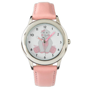 Reloj De Pulsera illusima Ballerina Rhino Pink Kids Watch