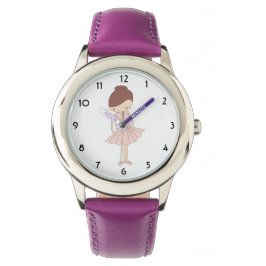 Reloj De Pulsera illusima Isabella Ballerina Purple Kids Watch