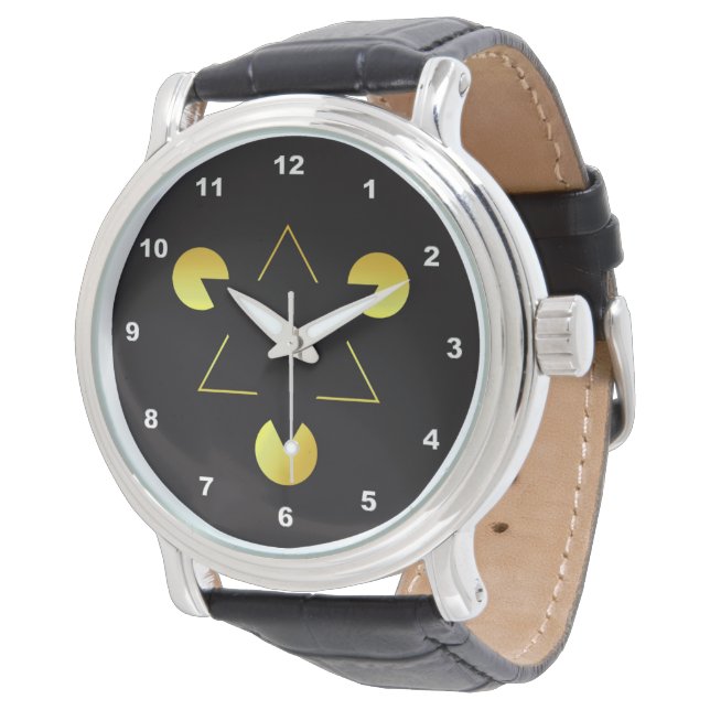 Reloj De Pulsera Ilusión de la estrella dorada (Angular)