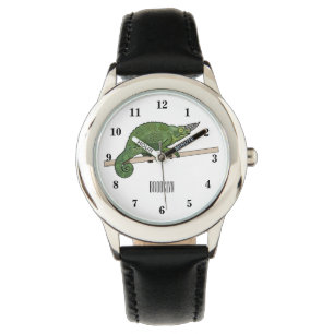 Reloj De Pulsera Ilustracion chameleon personalizado de Jackson