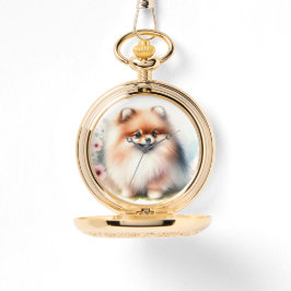 Reloj De Pulsera Ilustracion cutáneo de pomerania