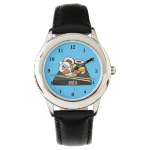 Reloj De Pulsera Ilustración de dibujos animados de sushi