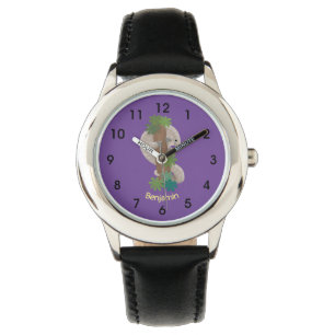 Reloj De Pulsera Ilustracion de hormigón de pangolin feliz
