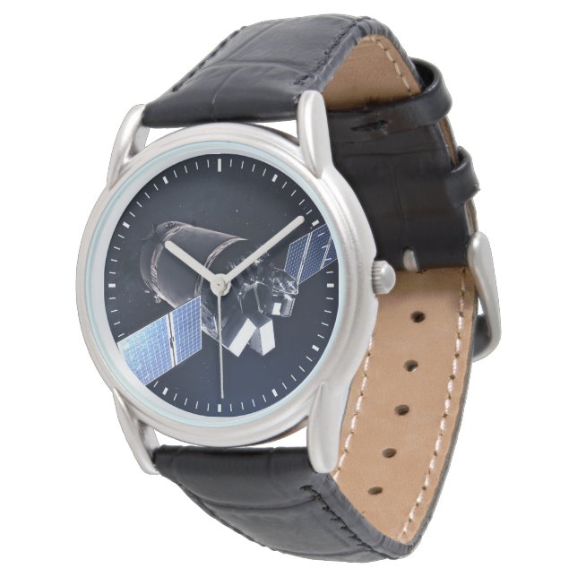 Reloj De Pulsera Ilustracion De La nave Dragon Xl. (Angular)