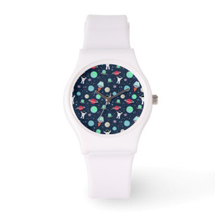 Reloj De Pulsera Ilustracion de patrón de espacio