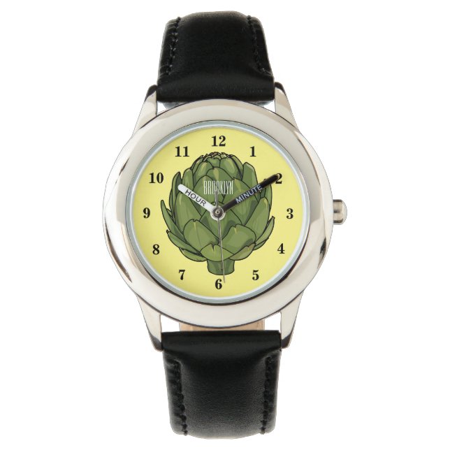 Reloj De Pulsera Ilustracion de personalizado Artichoke (Anverso)