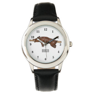 Reloj De Pulsera Ilustracion de personalizado asado de cerdo / cerd