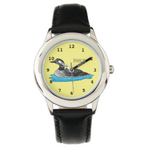 Reloj De Pulsera Ilustracion de personalizado de aves de Loon