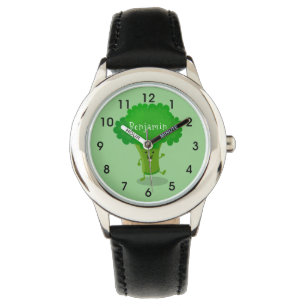 Reloj De Pulsera Ilustracion de personalizado de brócoli de baile c