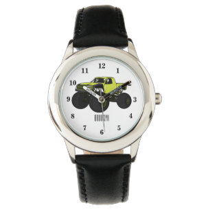Reloj De Pulsera Ilustracion de personalizado de camión de monstruo