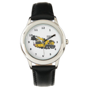 Reloj De Pulsera Ilustracion de personalizado de camiones Crane