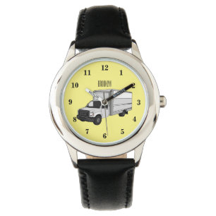 Reloj De Pulsera Ilustracion de personalizado de camiones de cajas
