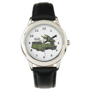 Reloj De Pulsera Ilustracion de personalizado de camiones de misile